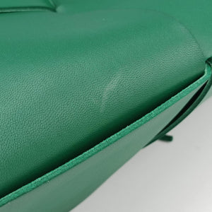 Pre-owned Bottega Veneta THE ARCO Tote Medium Green lambskin  handbag | stylenewstar