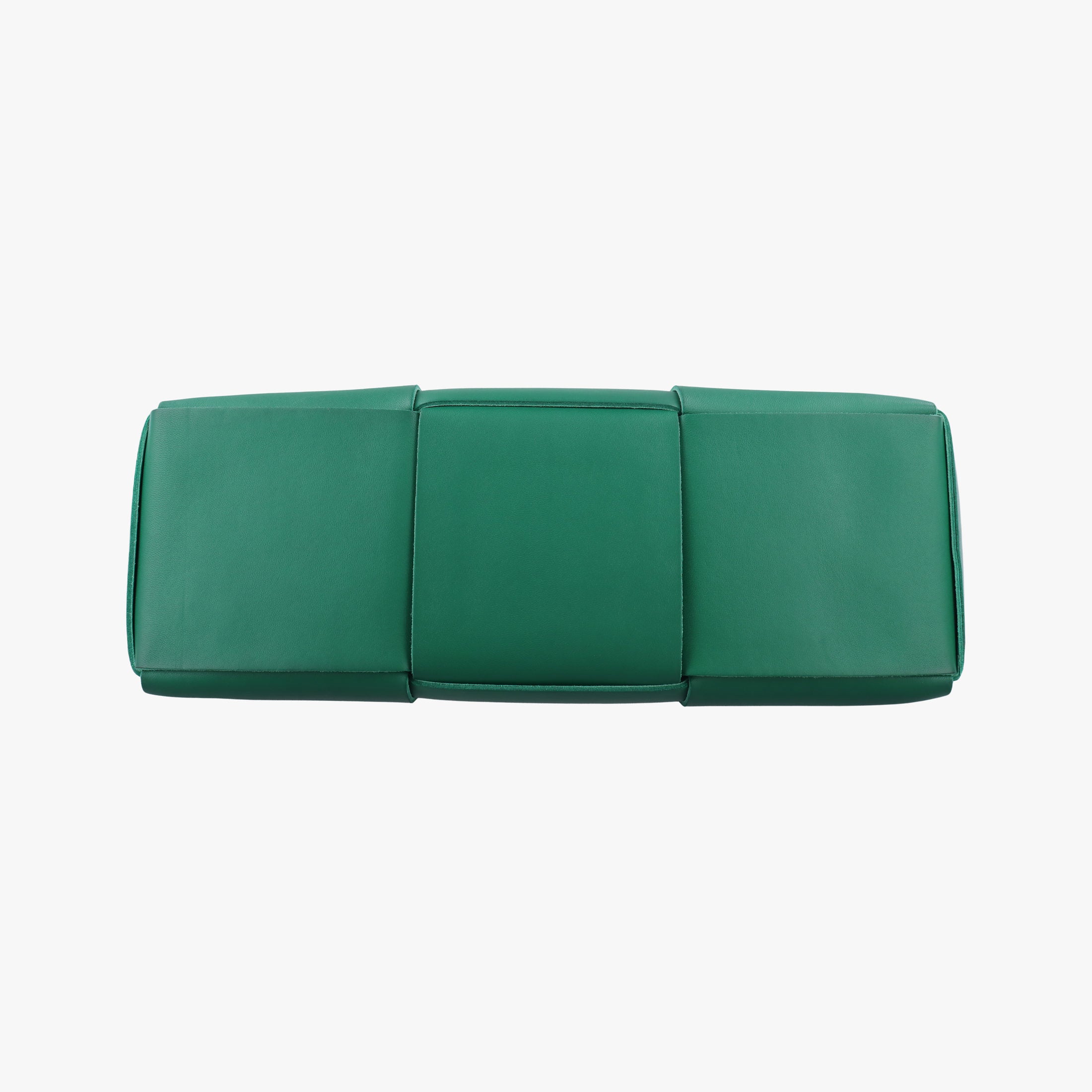 Pre-owned Bottega Veneta THE ARCO Tote Medium Green lambskin  handbag | stylenewstar