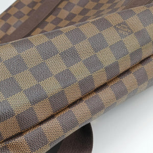 Pre-owned Louis Vuitton Cabas Bobur EBENE Damier Canvas N52006 handbag | stylenewstar