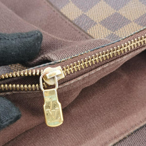Pre-owned Louis Vuitton Cabas Bobur EBENE Damier Canvas N52006 handbag | stylenewstar