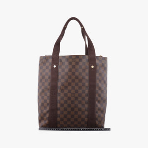 Pre-owned Louis Vuitton Cabas Bobur EBENE Damier Canvas N52006 handbag | stylenewstar