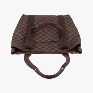 Pre-owned Louis Vuitton Cabas Bobur EBENE Damier Canvas N52006 handbag | stylenewstar