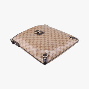 Vintage Gucci Abbey Brown PVC coated canvas 268642 shoulderbag | stylenewstar