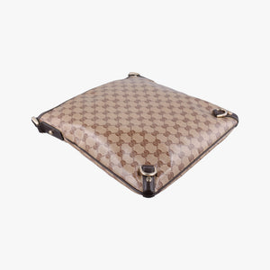 Vintage Gucci Abbey Brown PVC coated canvas 268642 shoulderbag | stylenewstar