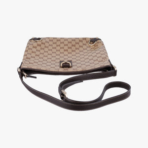 Vintage Gucci Abbey Brown PVC coated canvas 268642 shoulderbag | stylenewstar