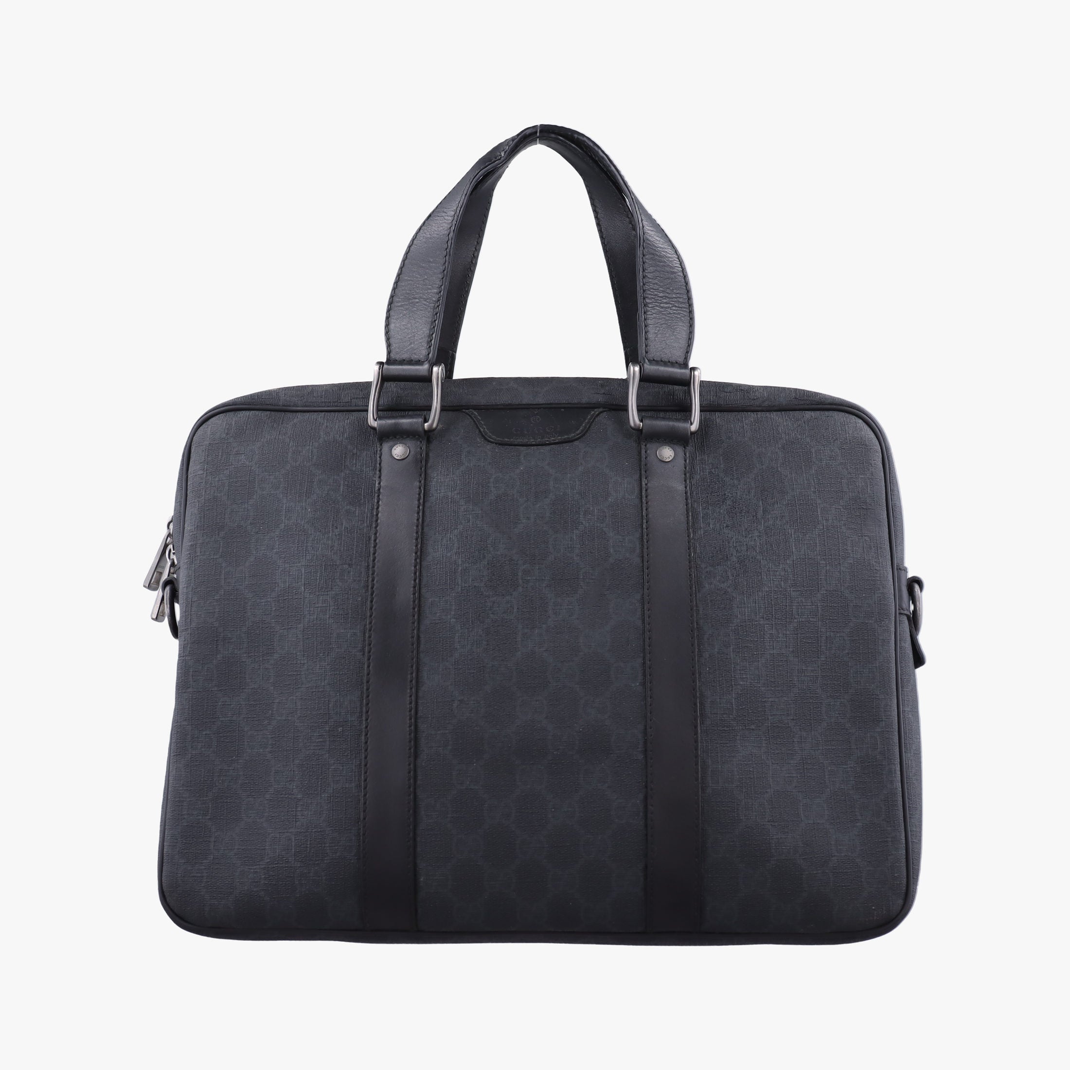 Vintage Gucci GG Plus GG Supreme Black PVC coated canvas 337081 handbag | stylenewstar