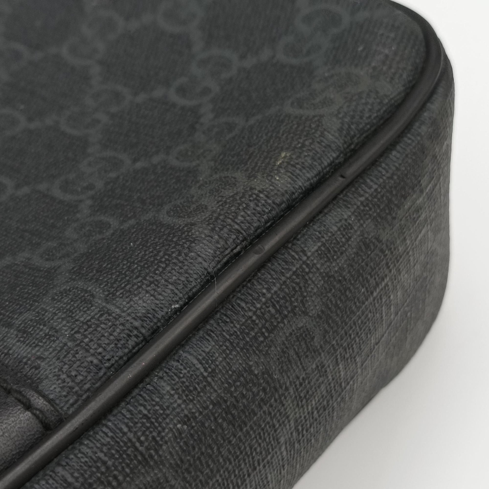 Vintage Gucci GG Plus GG Supreme Black PVC coated canvas 337081 handbag | stylenewstar