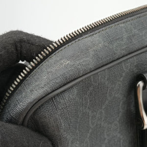 Vintage Gucci GG Plus GG Supreme Black PVC coated canvas 337081 handbag | stylenewstar