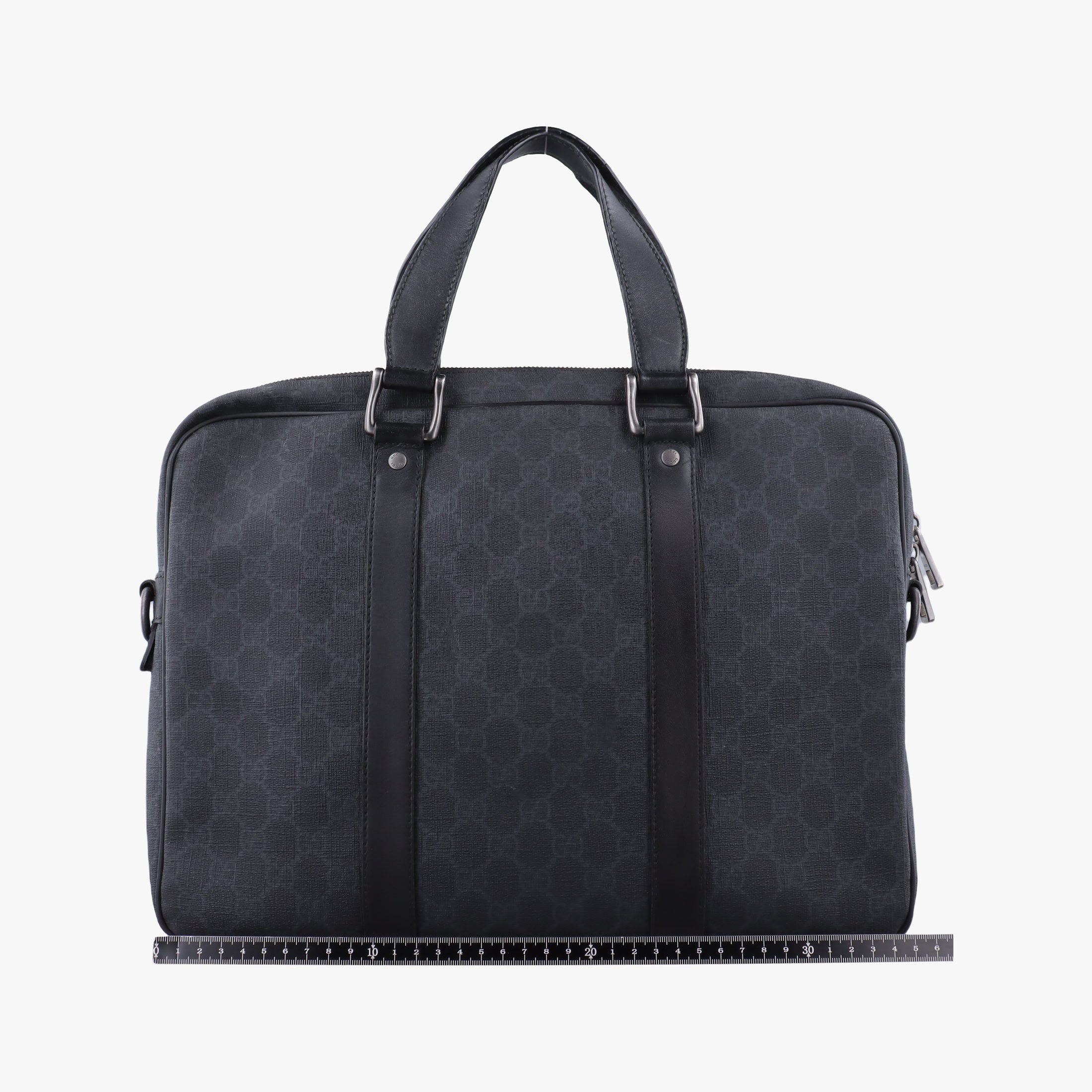 Vintage Gucci GG Plus GG Supreme Black PVC coated canvas 337081 handbag | stylenewstar