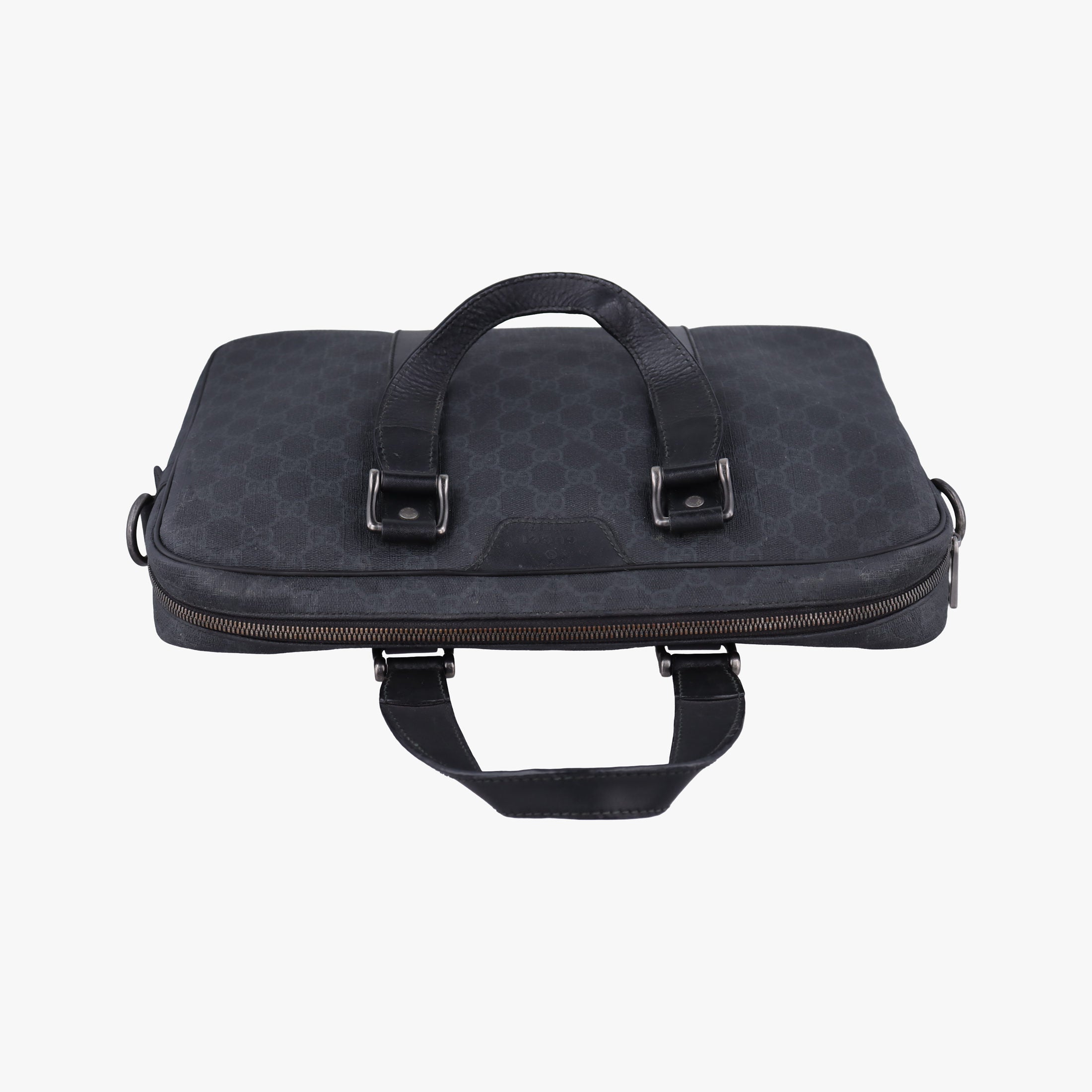 Vintage Gucci GG Plus GG Supreme Black PVC coated canvas 337081 handbag | stylenewstar