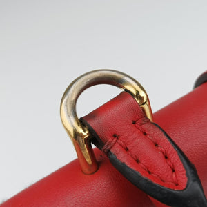 Pre-owned Louis Vuitton Locky BB Monogram/Brown×Coqulicot Monogram canvas×calf leather M44322 shoulderbag | stylenewstar