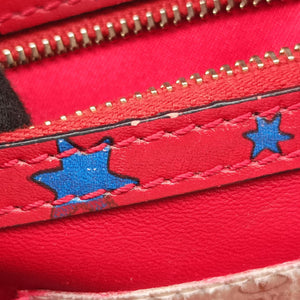 Vintage Valentino Rockstud Red Multi Calfskin  shoulderbag | stylenewstar