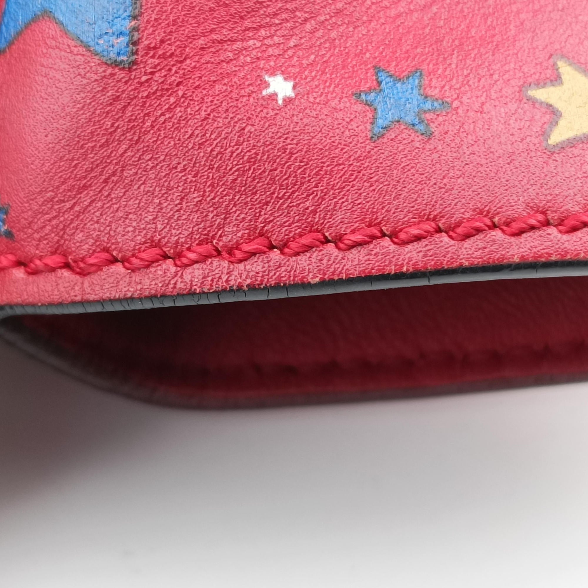 Vintage Valentino Rockstud Red Multi Calfskin  shoulderbag | stylenewstar