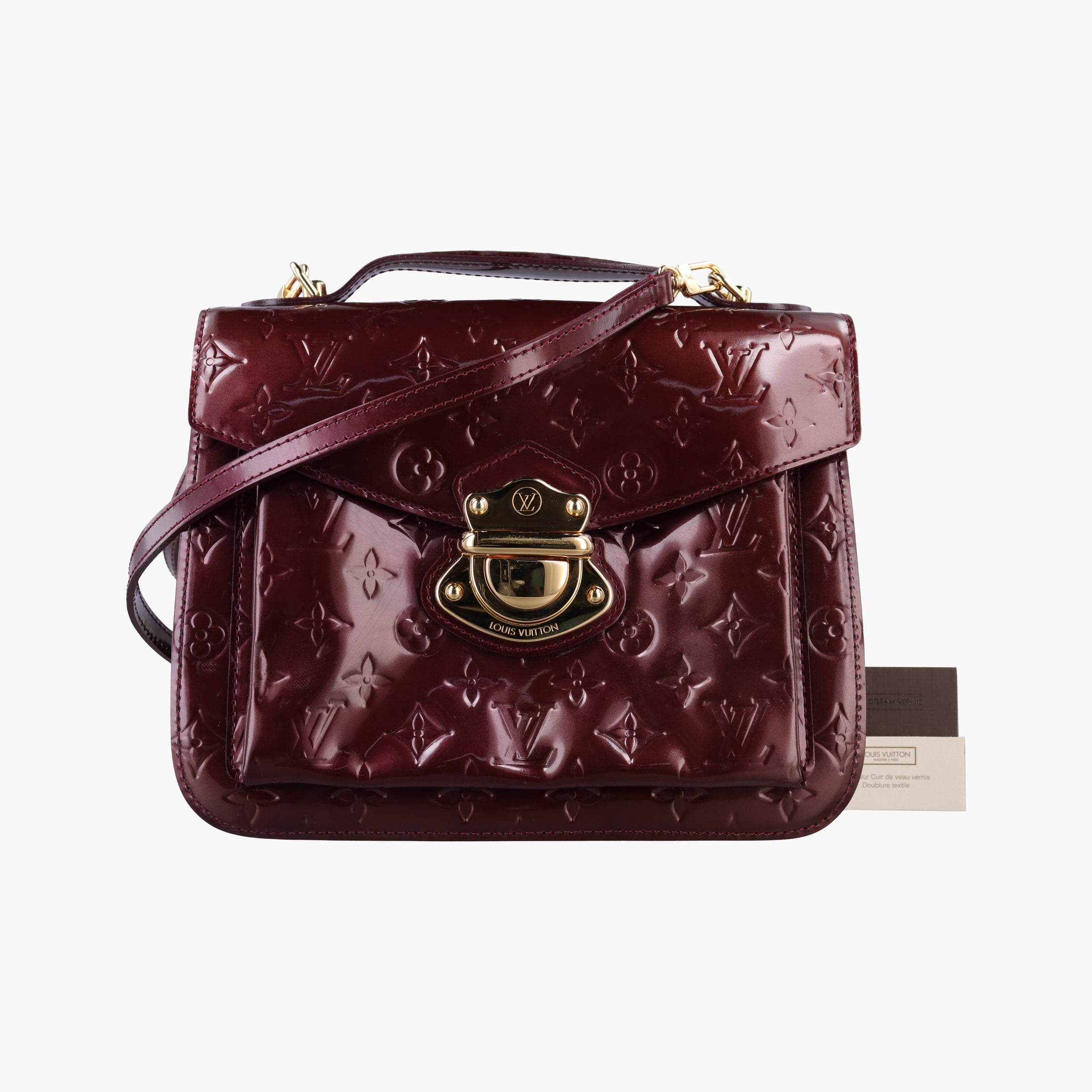 Pre-owned Louis Vuitton MIRADA AMARANTE Vernis M91397 shoulderbag | stylenewstar