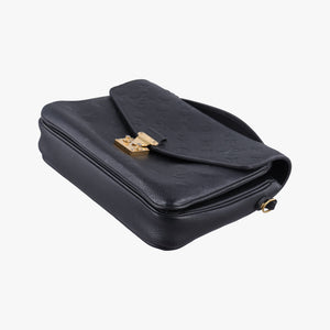Pre-owned Louis Vuitton Pochette Metis MM Black Monogram Empreinte M41487 shoulderbag | stylenewstar