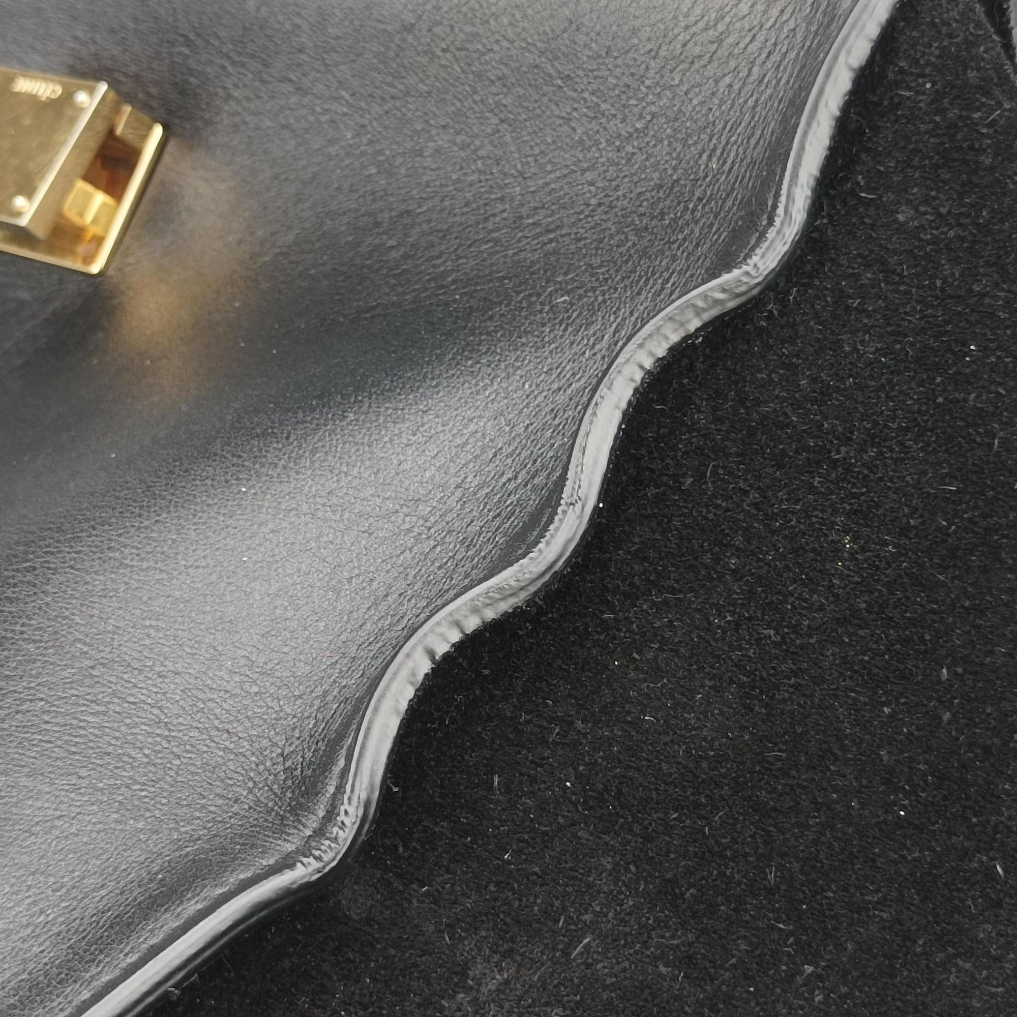 Vintage Celine Trapeze Black Suede×leather  handbag | stylenewstar