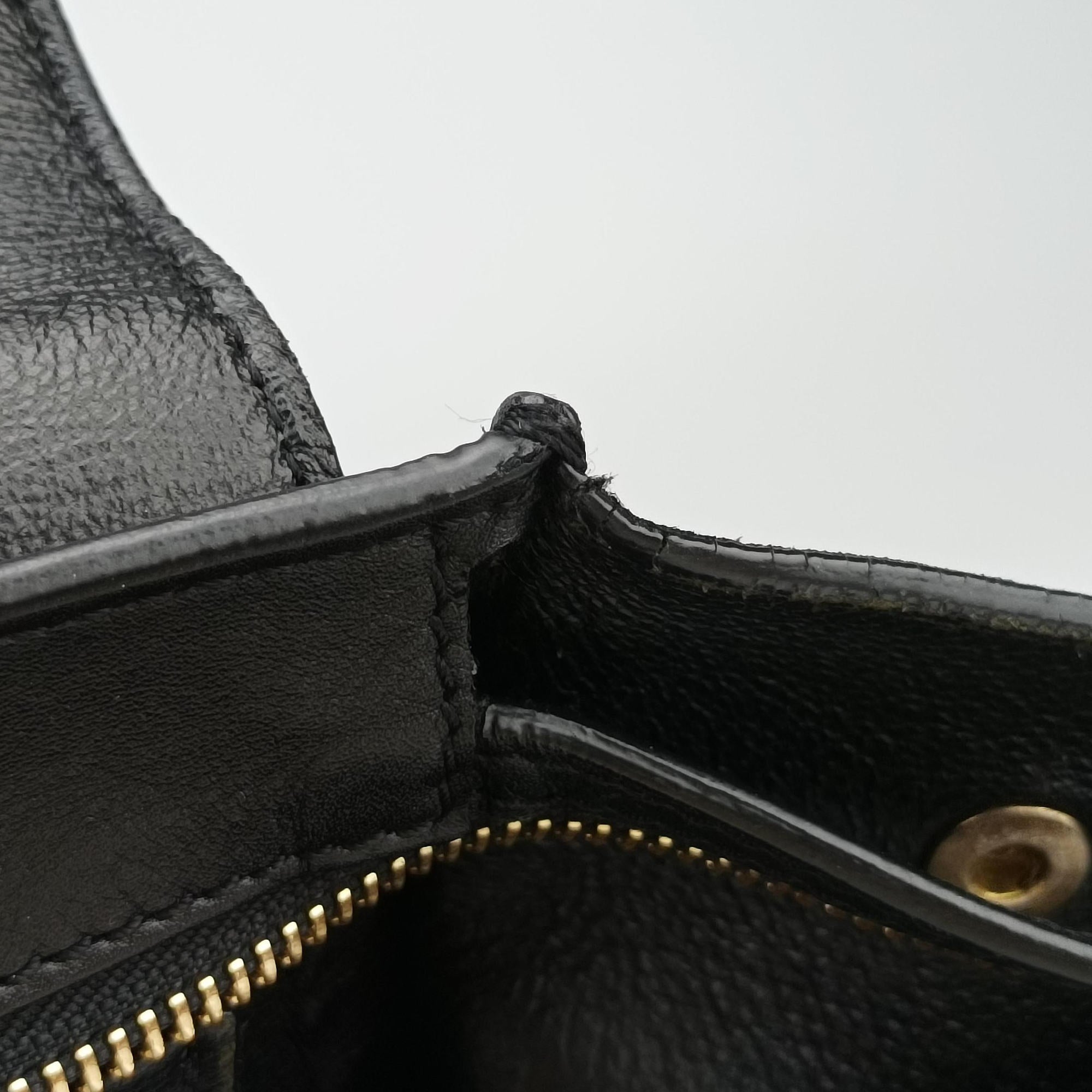 Vintage Celine Trapeze Black Suede×leather  handbag | stylenewstar