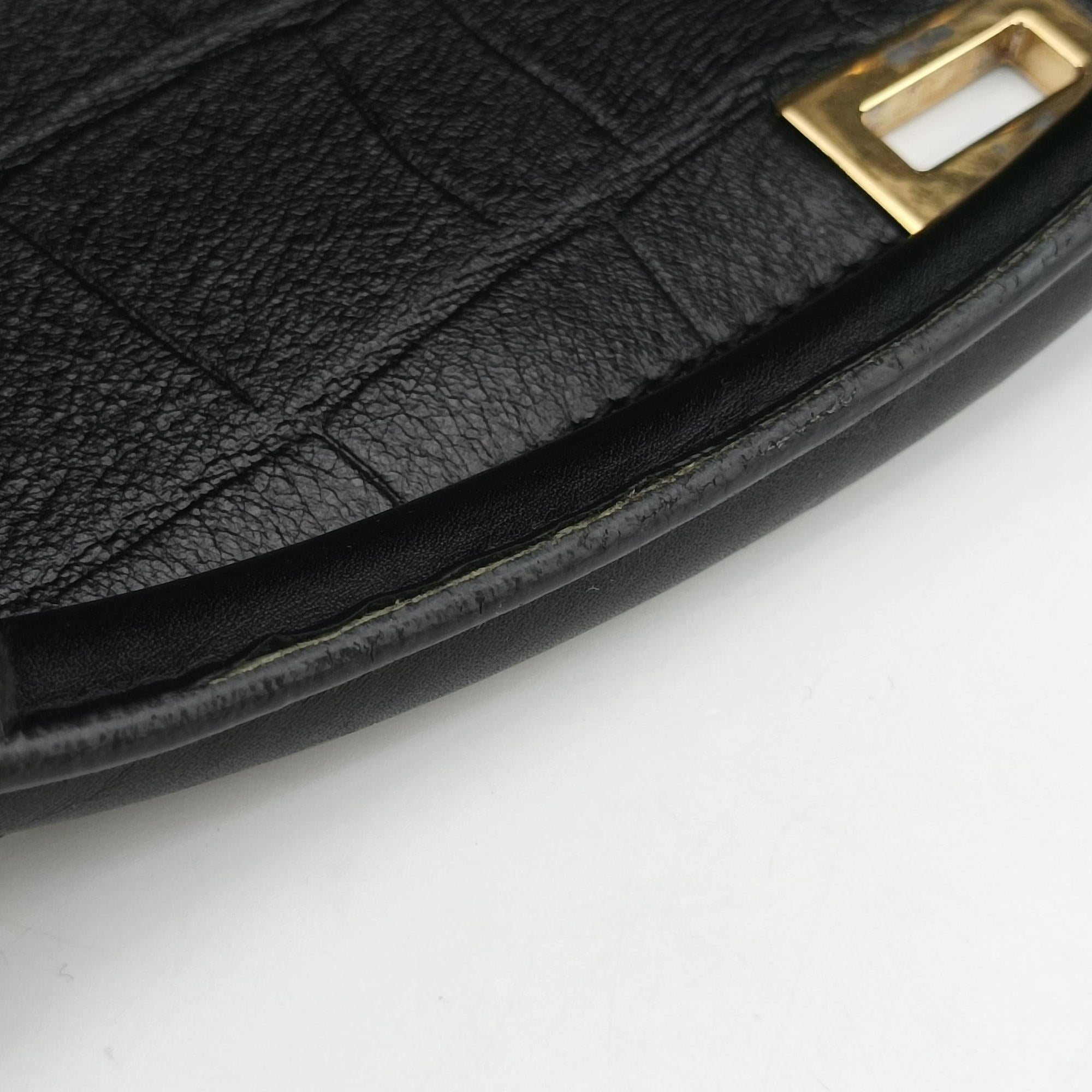 Vintage Celine Trapeze Black Suede×leather  handbag | stylenewstar