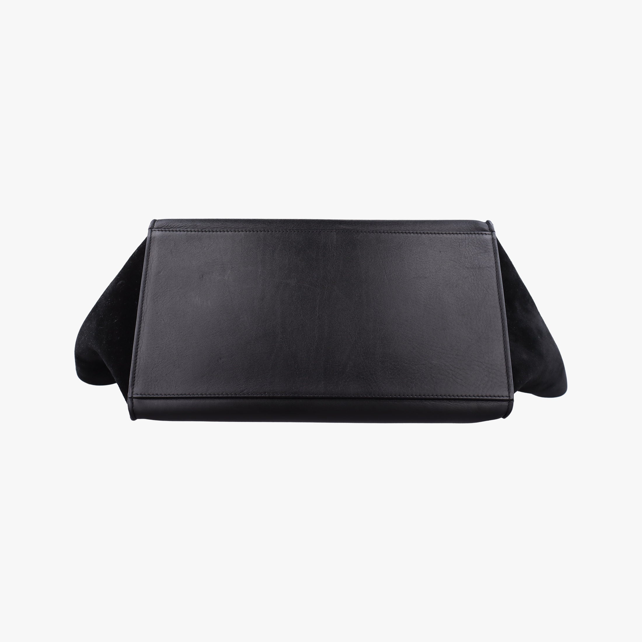 Vintage Celine Trapeze Black Suede×leather  handbag | stylenewstar