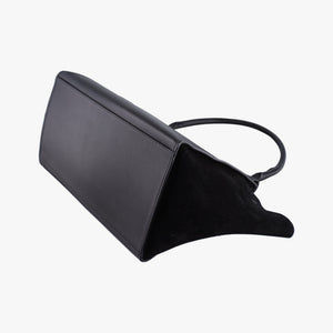 Vintage Celine Trapeze Black Suede×leather  handbag | stylenewstar