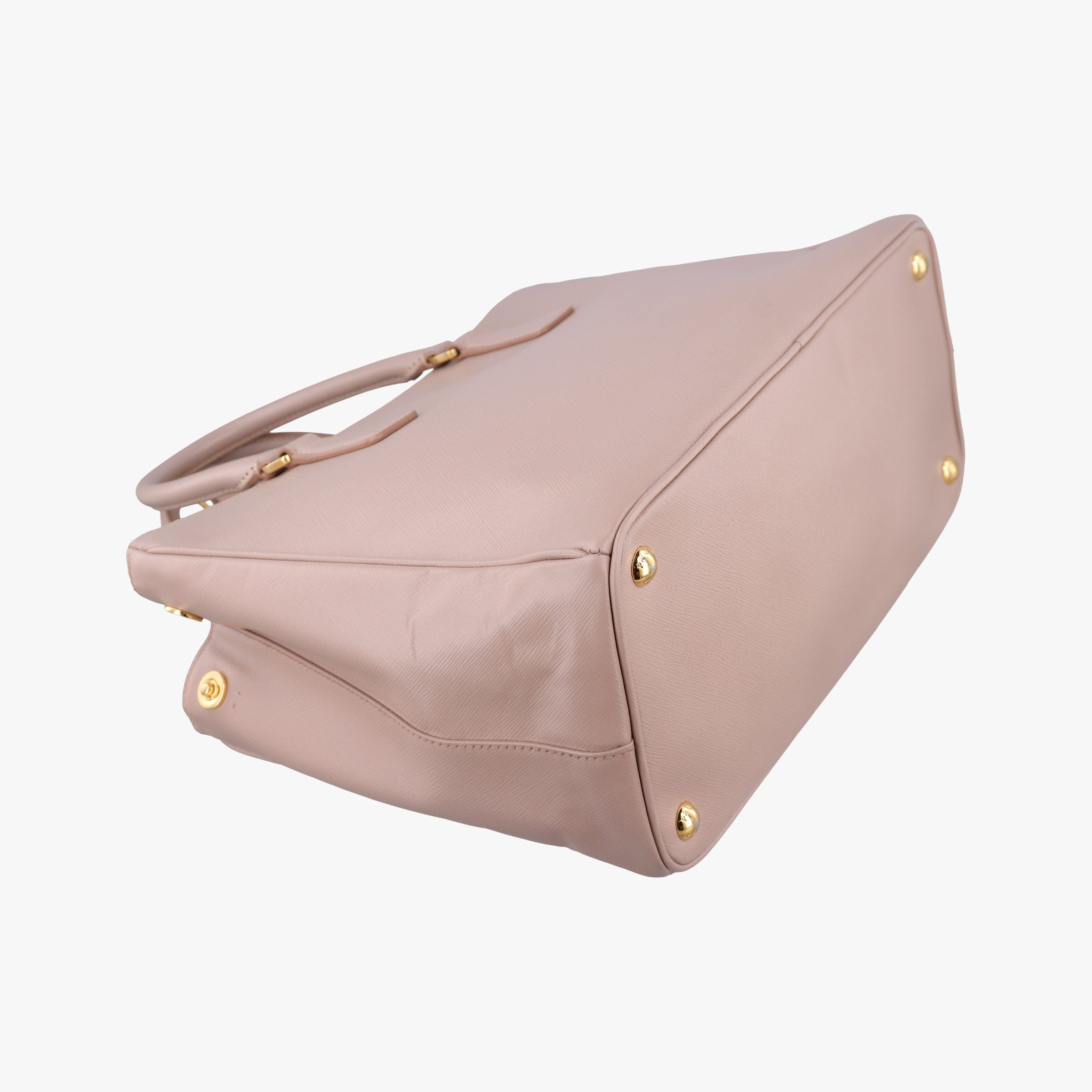 Pre-owned Prada Galleria Pink SAFFIANO Leather BN1801 shoulderbag | stylenewstar