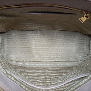 Pre-owned Prada Galleria Pink SAFFIANO Leather BN1801 shoulderbag | stylenewstar