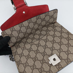 Vintage Gucci Dionysus beige×red PVC coated canvas × suede 421970 shoulderbag | stylenewstar