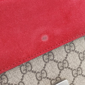 Vintage Gucci Dionysus beige×red PVC coated canvas × suede 421970 shoulderbag | stylenewstar