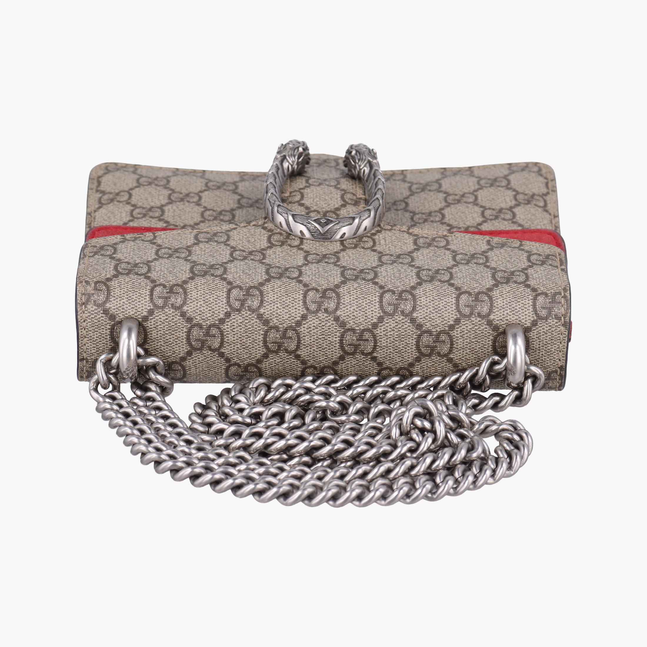 Vintage Gucci Dionysus beige×red PVC coated canvas × suede 421970 shoulderbag | stylenewstar