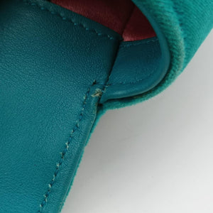 Pre-owned Gucci GG Marmont Blue velour 443497 shoulderbag | stylenewstar