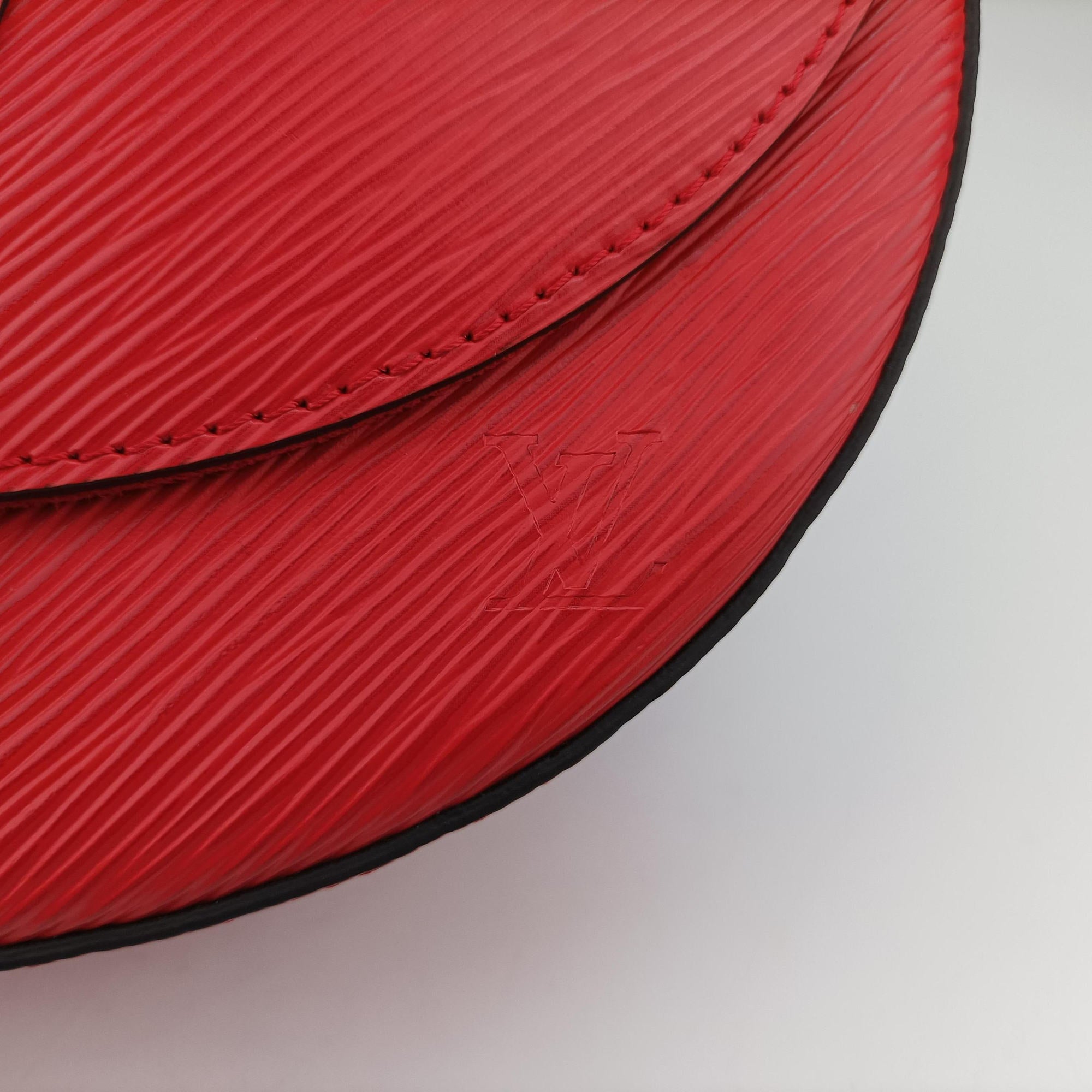 Pre-owned Louis Vuitton Saint Cloud Coquelicot  Epi  M54156 shoulderbag | stylenewstar