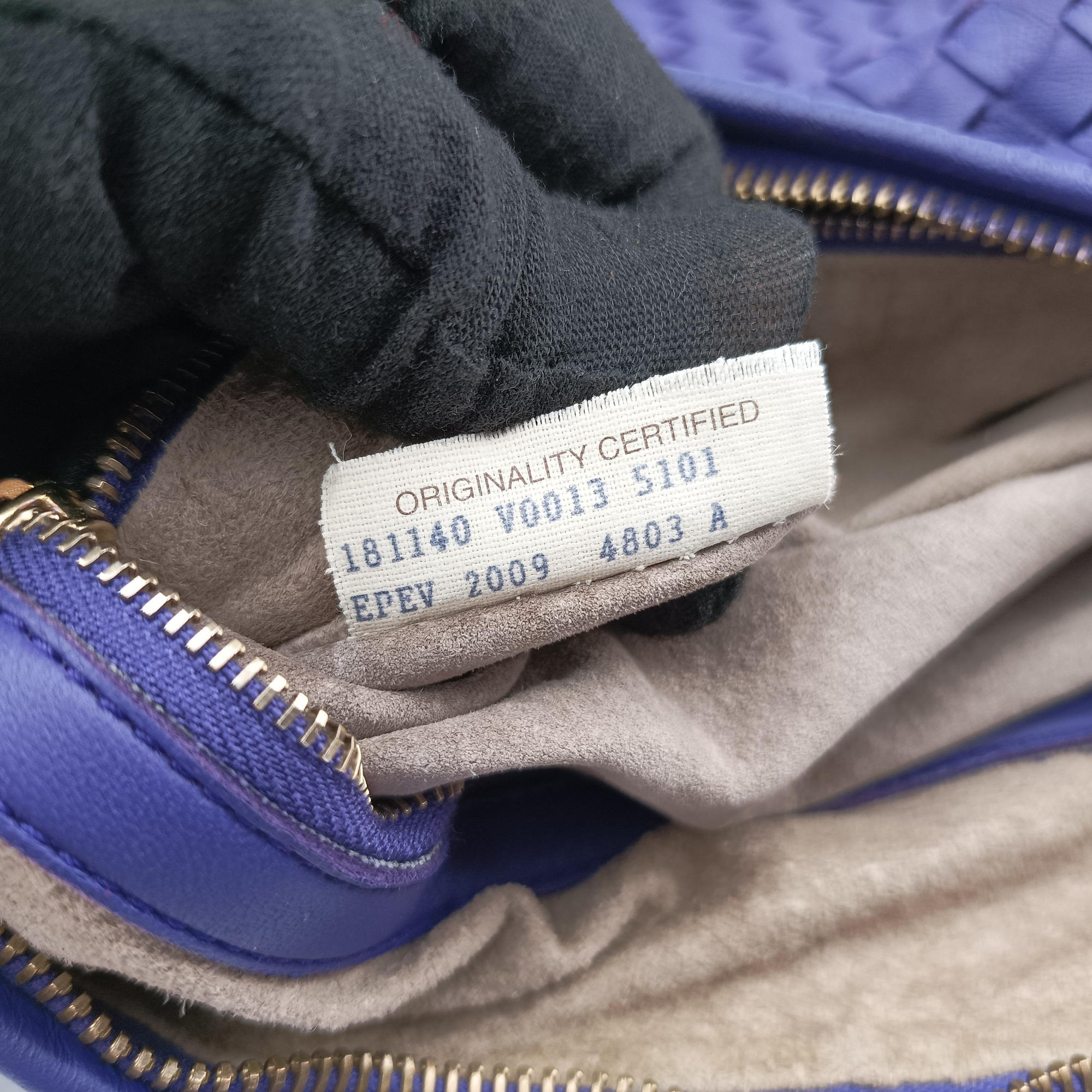 Pre-owned Bottega Veneta Intrecciato Purple lambskin  handbag | stylenewstar