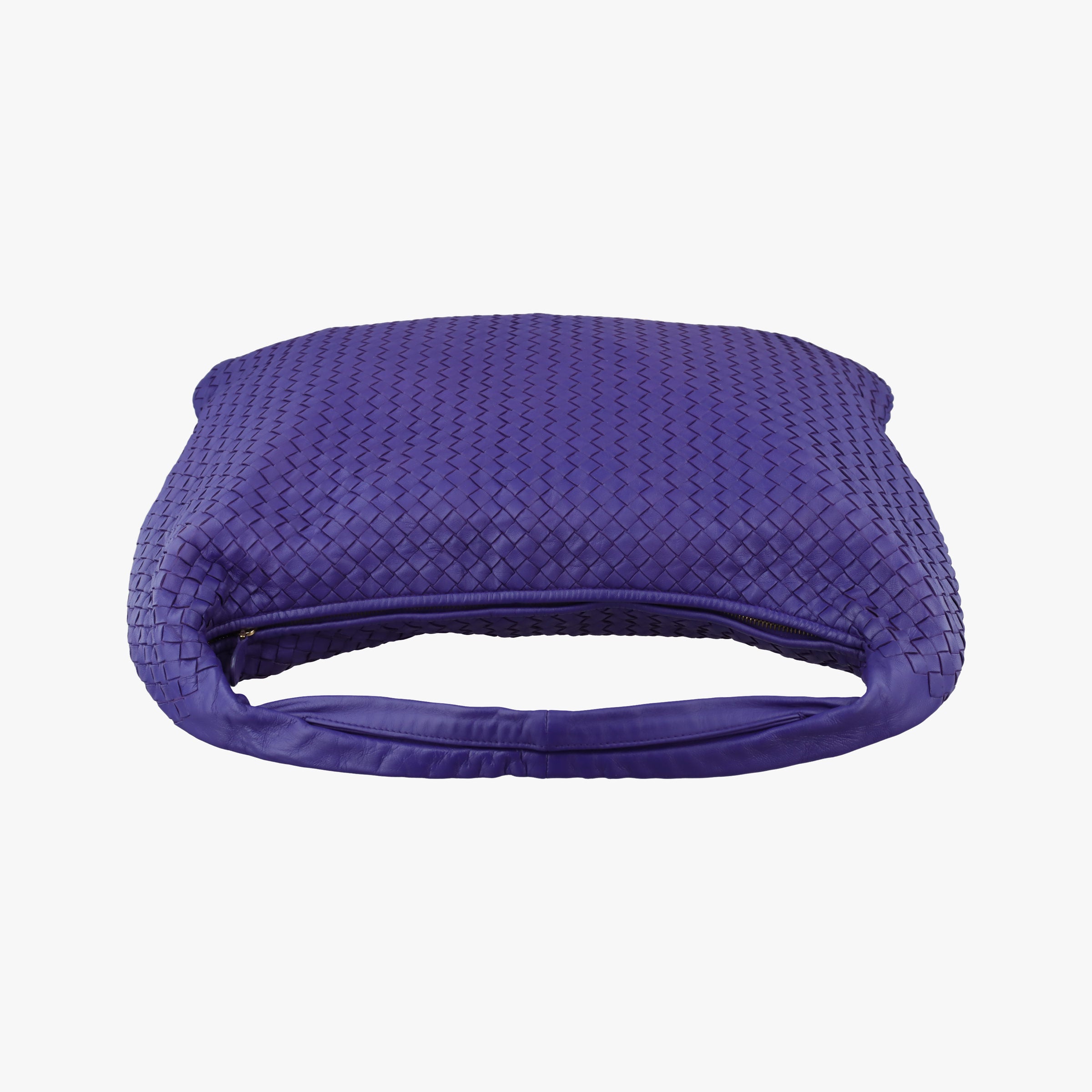 Pre-owned Bottega Veneta Intrecciato Purple lambskin  handbag | stylenewstar