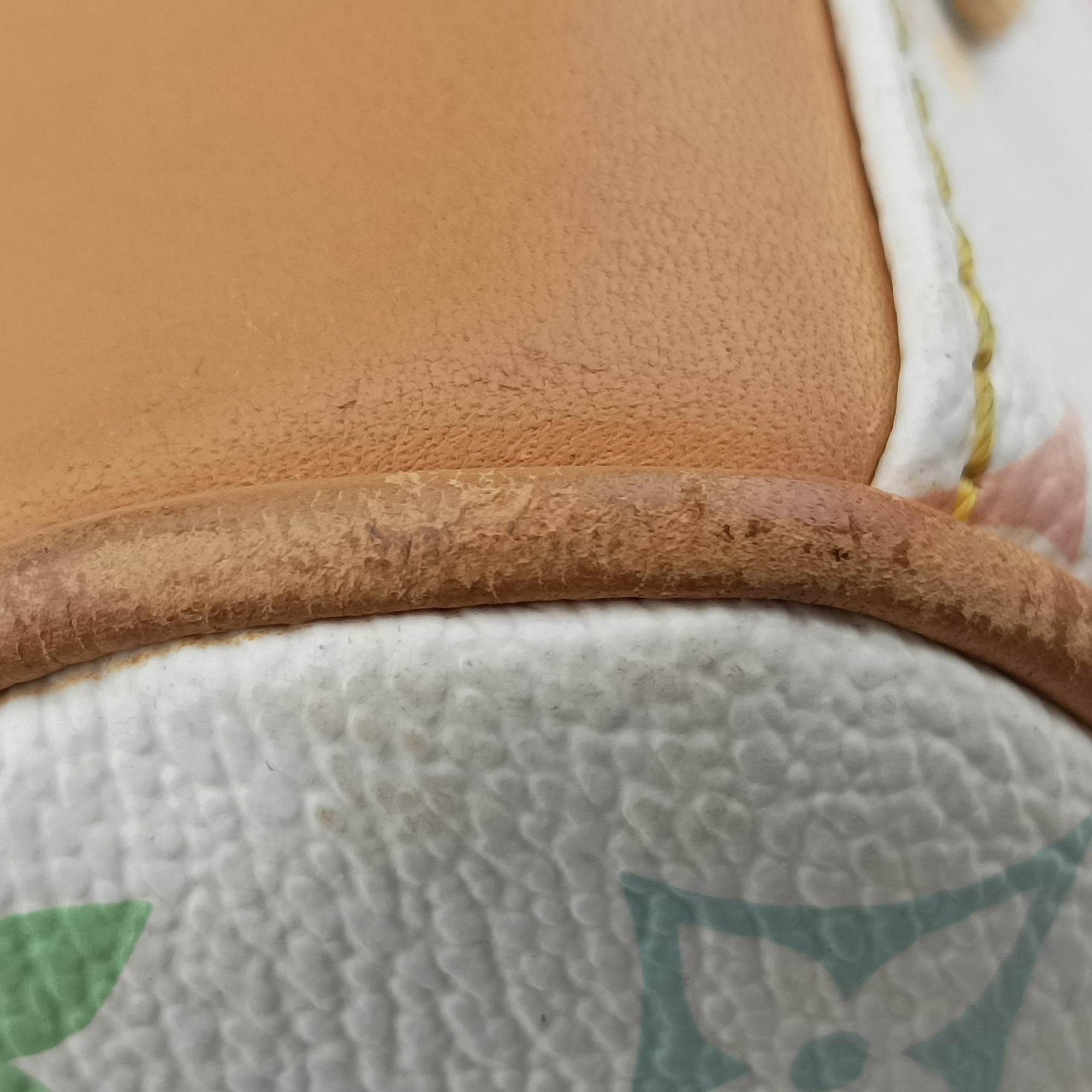 Pre-owned Louis Vuitton BEVERLY MM White Monogram Multicolor M40203 handbag | stylenewstar