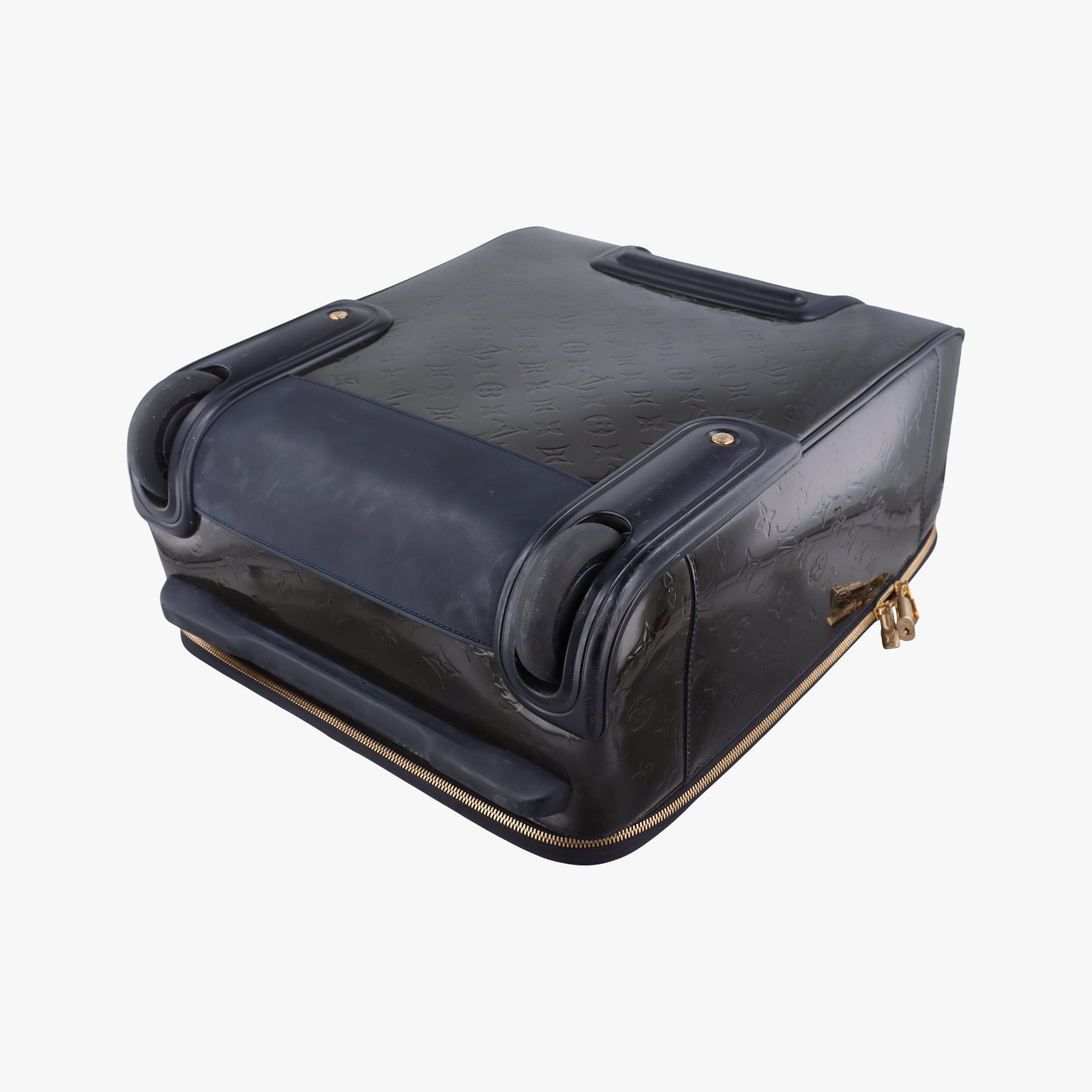 Pre-owned Louis Vuitton Pegase 45 Amarante Vernis M91277 suitcase | stylenewstar