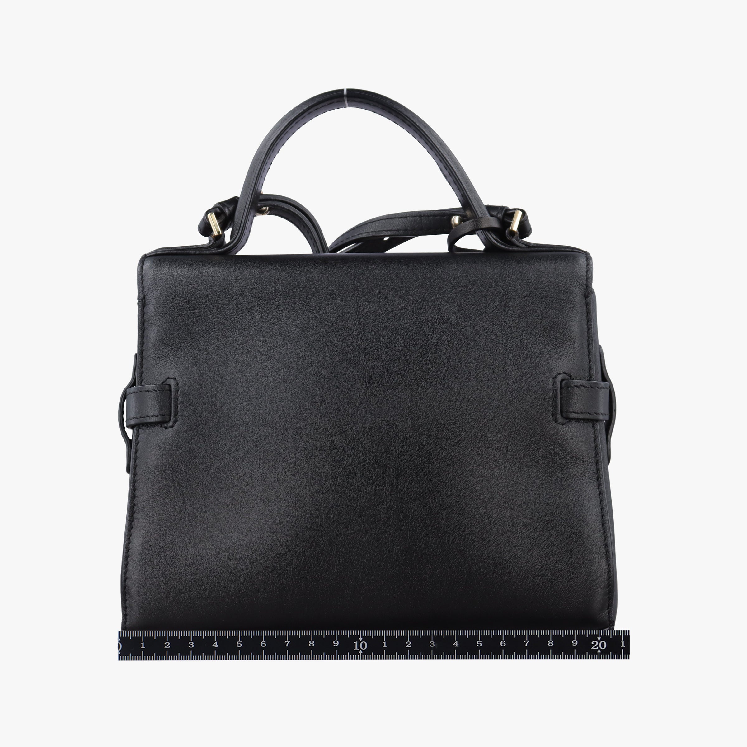 Pre-owned Delvaux Tampete Black Leather  shoulderbag | stylenewstar