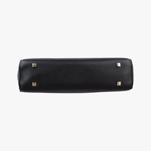 Pre-owned Delvaux Tampete Black Leather  shoulderbag | stylenewstar