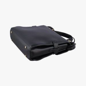 Pre-owned Delvaux Tampete Black Leather  shoulderbag | stylenewstar
