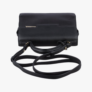 Pre-owned Delvaux Tampete Black Leather  shoulderbag | stylenewstar