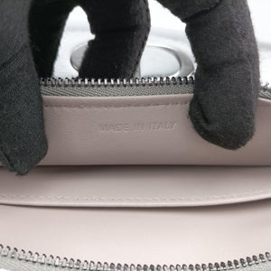 Pre-owned Christian Dior Dior double Medium Silver Leather  shoulderbag | stylenewstar