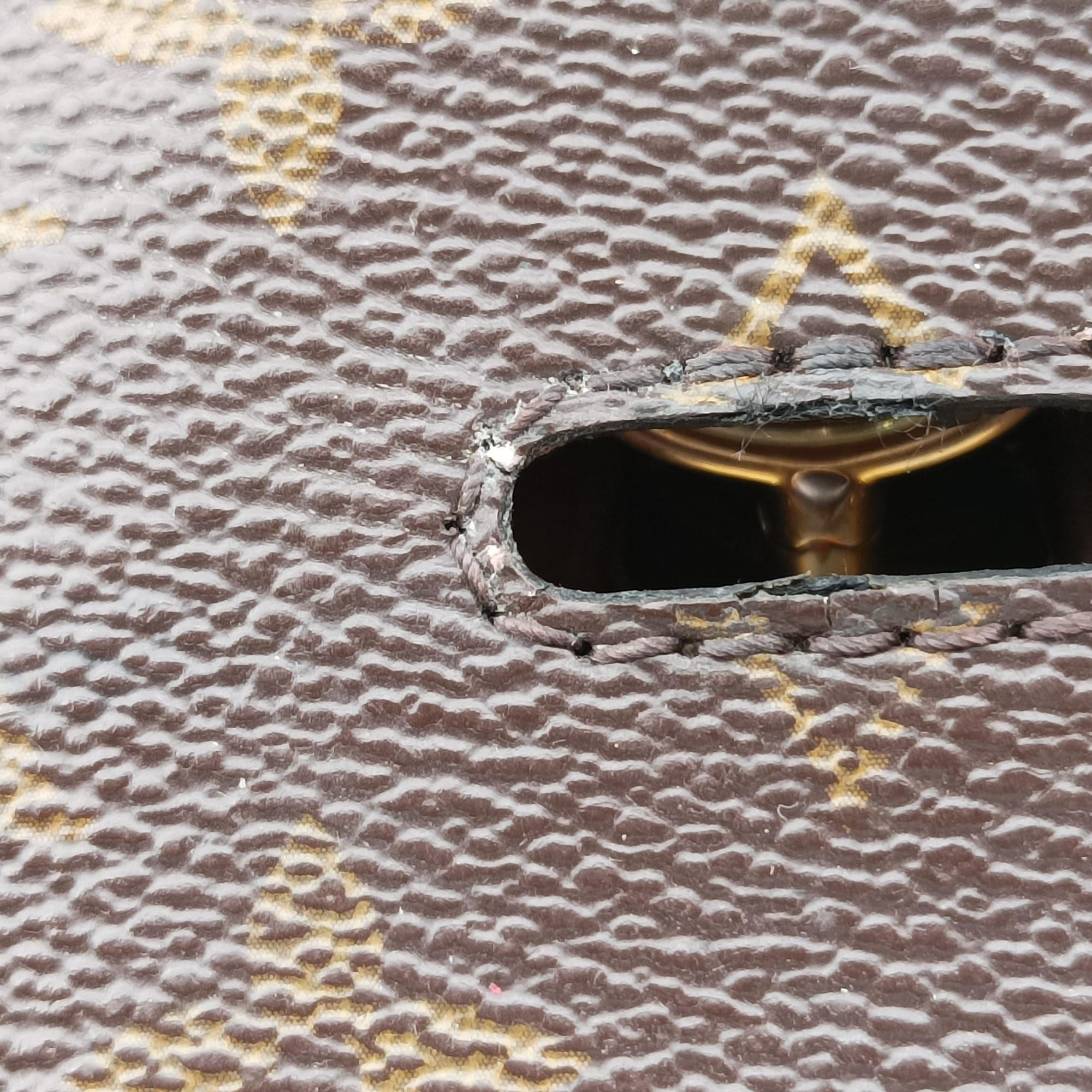 Vintage Louis Vuitton Mille feuille Brown×multi Monogram canvas×calf leather M44255 handbag | stylenewstar