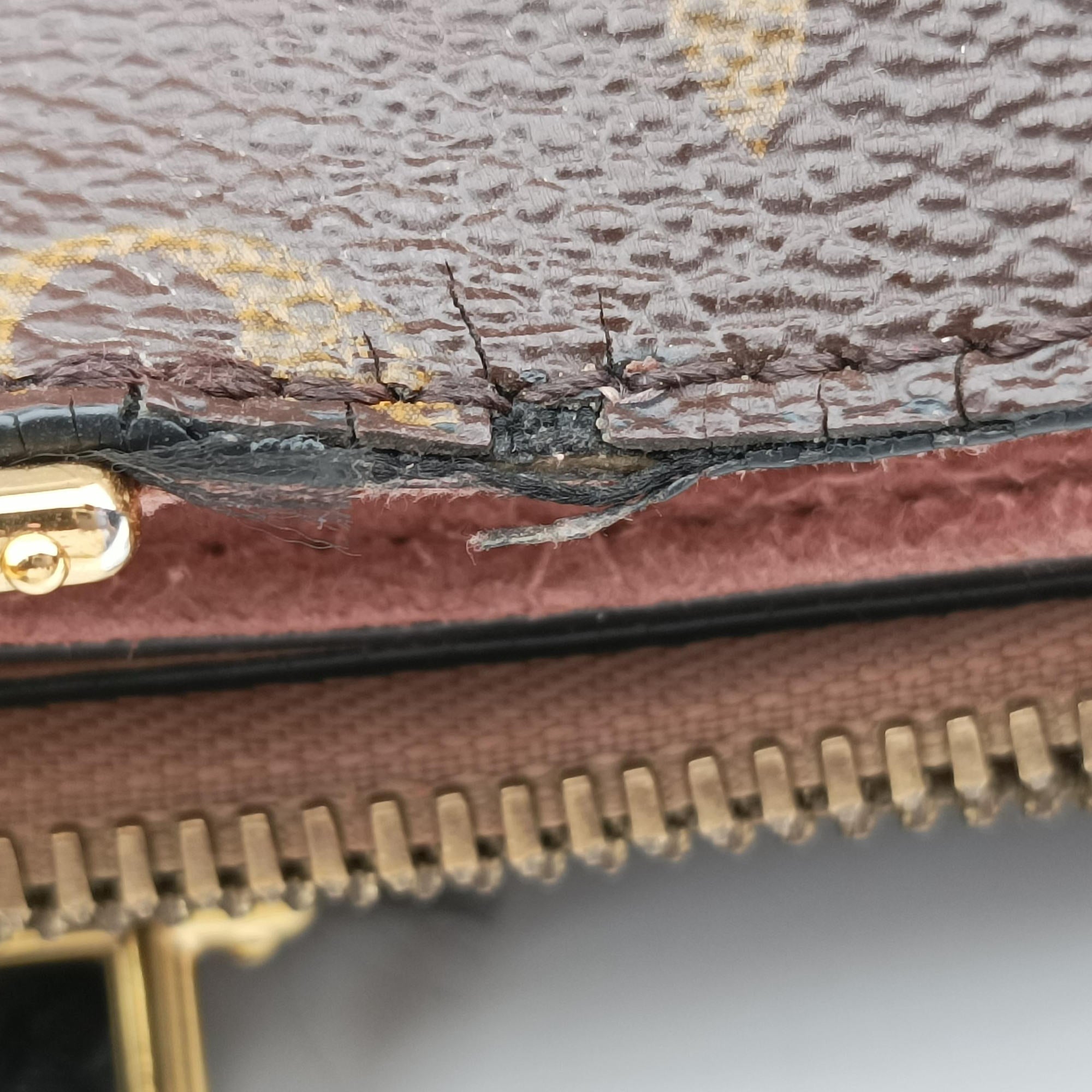 Vintage Louis Vuitton Mille feuille Brown×multi Monogram canvas×calf leather M44255 handbag | stylenewstar