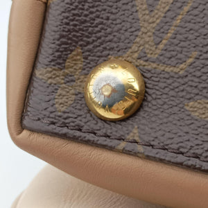 Vintage Louis Vuitton Mille feuille Brown×multi Monogram canvas×calf leather M44255 handbag | stylenewstar