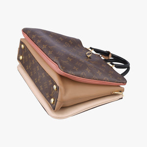 Vintage Louis Vuitton Mille feuille Brown×multi Monogram canvas×calf leather M44255 handbag | stylenewstar
