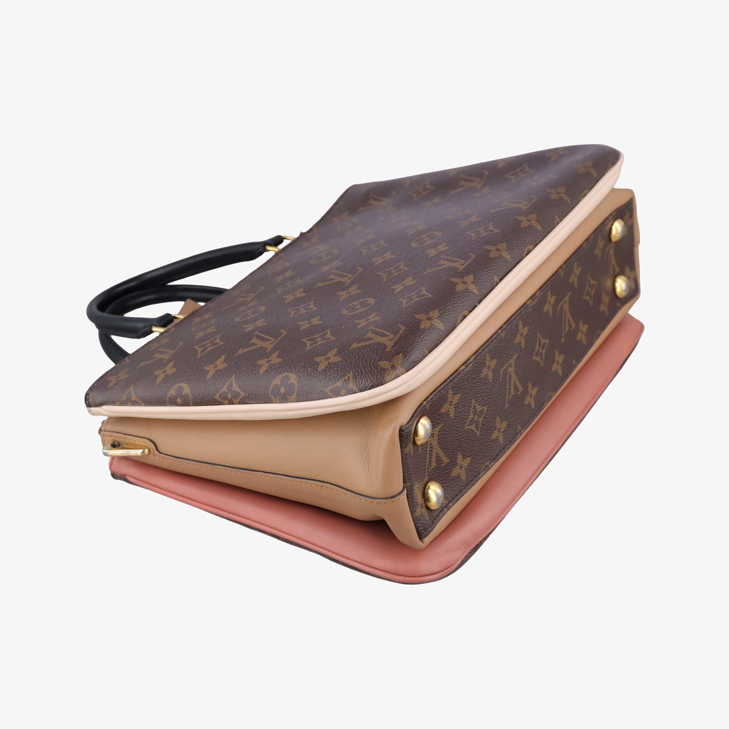 Vintage Louis Vuitton Mille feuille Brown×multi Monogram canvas×calf leather M44255 handbag | stylenewstar