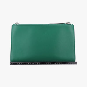 Pre-owned Gucci Interlocking G Green Leather 387604 shoulderbag | stylenewstar