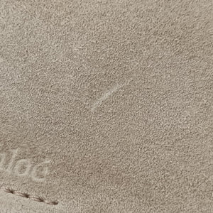 Secondhand Chloe FAYE Beige Suede × leather  shoulderbag | stylenewstar
