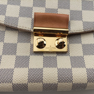 Pre-owned Louis Vuitton CROISETTE Azur Damier Canvas N41581 shoulderbag | stylenewstar