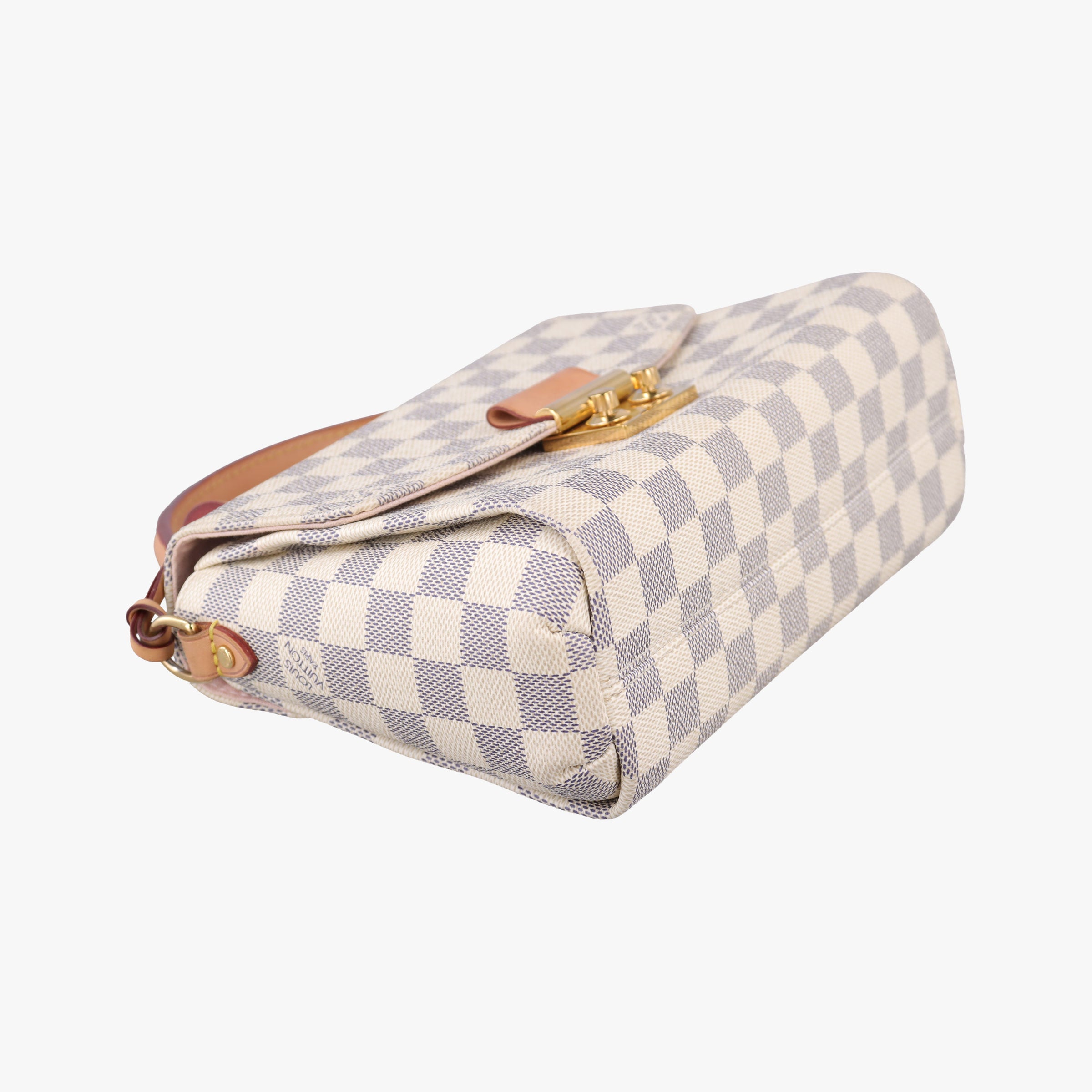 Pre-owned Louis Vuitton CROISETTE Azur Damier Canvas N41581 shoulderbag | stylenewstar