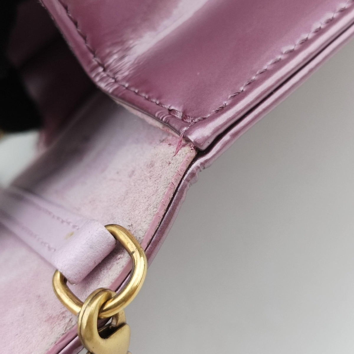 Vintage Christian Dior Diorama Pink Patent  shoulderbag | stylenewstar